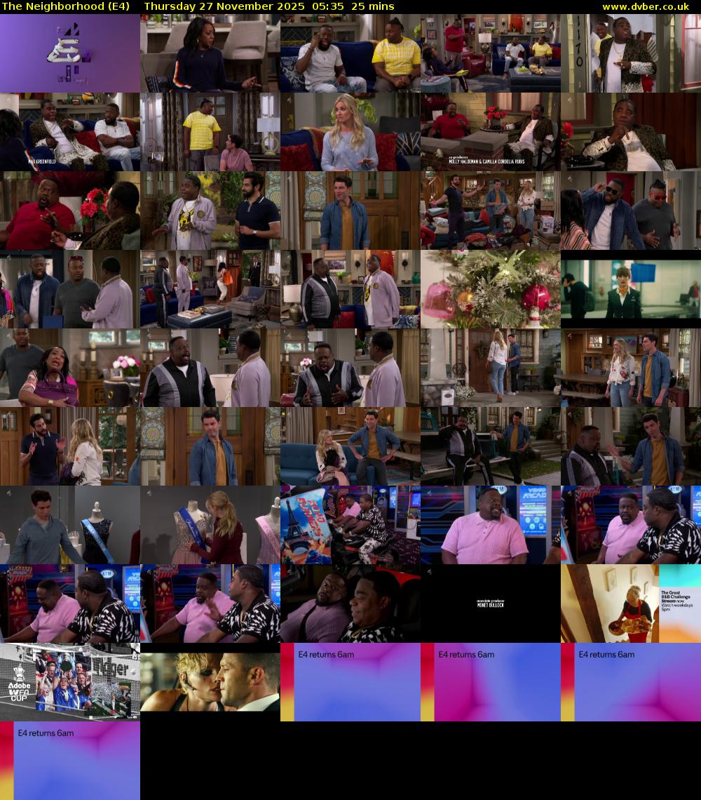 The Neighborhood (E4) Thursday 27 November 2025 05:35 - 06:00