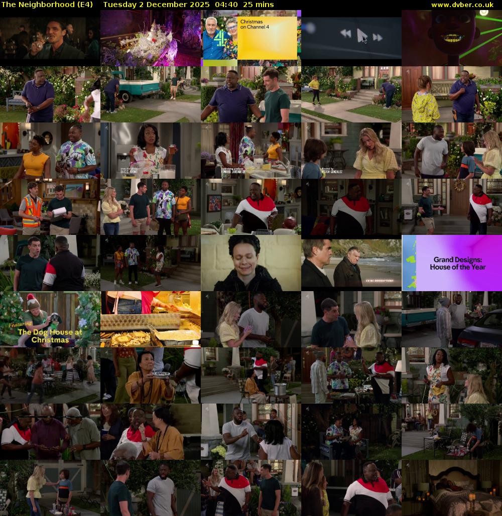 The Neighborhood (E4) Tuesday 2 December 2025 04:40 - 05:05