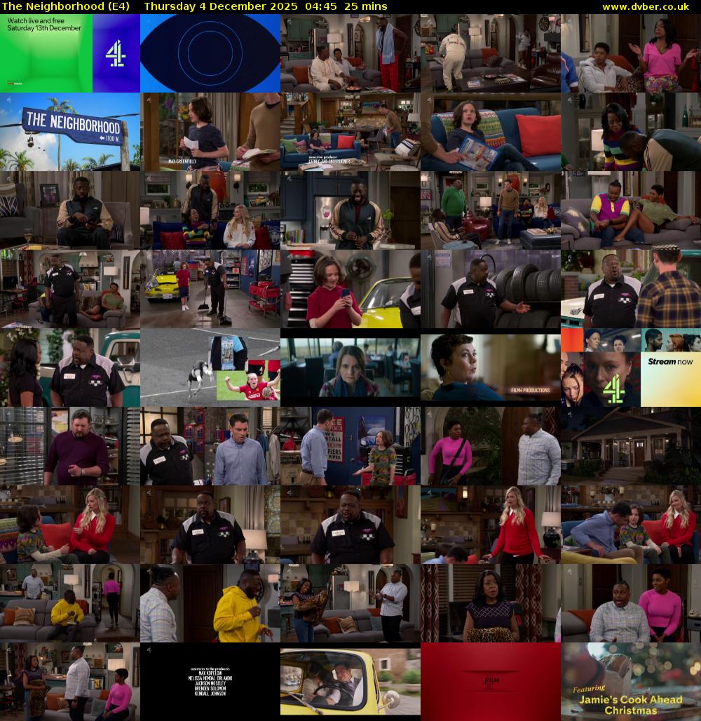 The Neighborhood (E4) Thursday 4 December 2025 04:45 - 05:10
