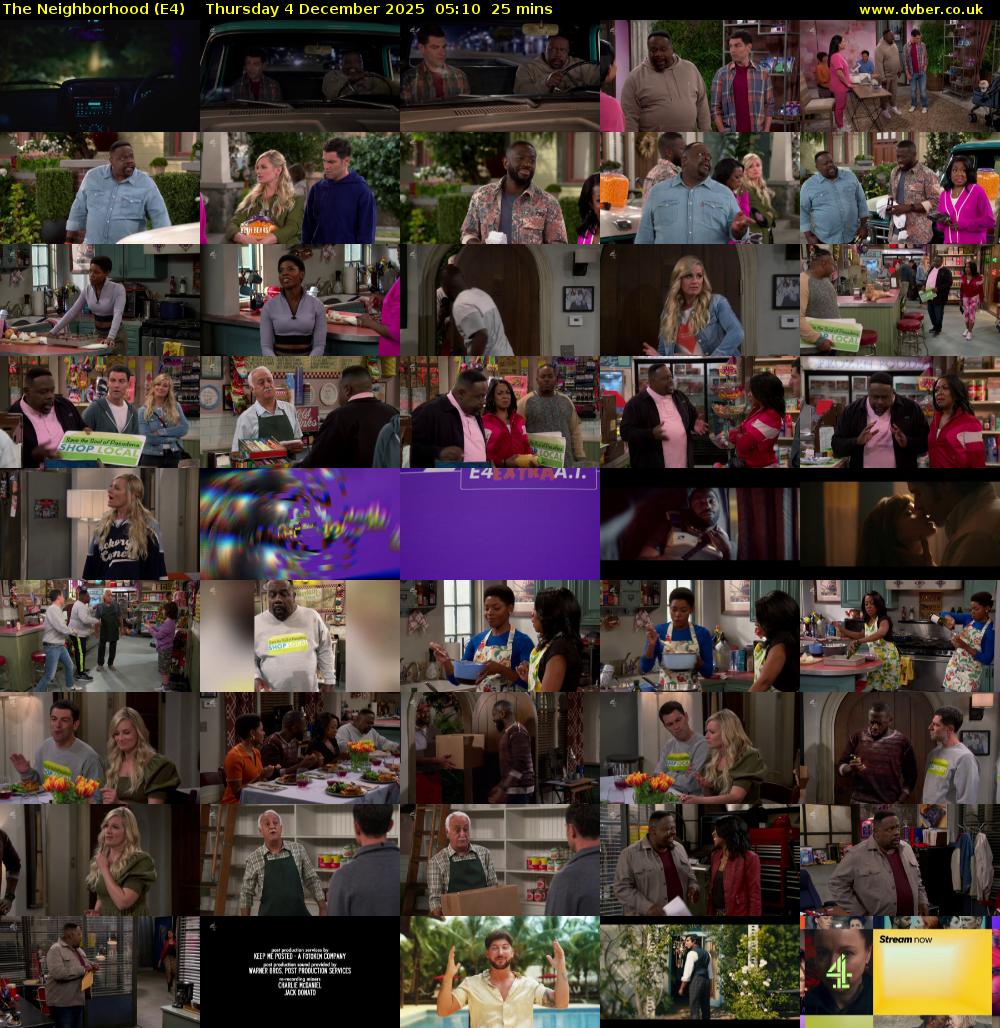 The Neighborhood (E4) Thursday 4 December 2025 05:10 - 05:35