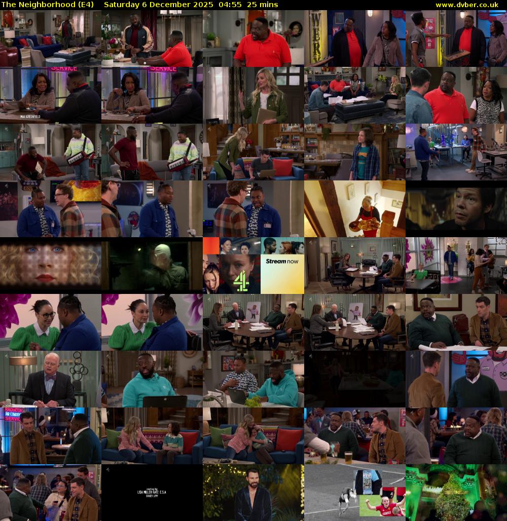 The Neighborhood (E4) Saturday 6 December 2025 04:55 - 05:20