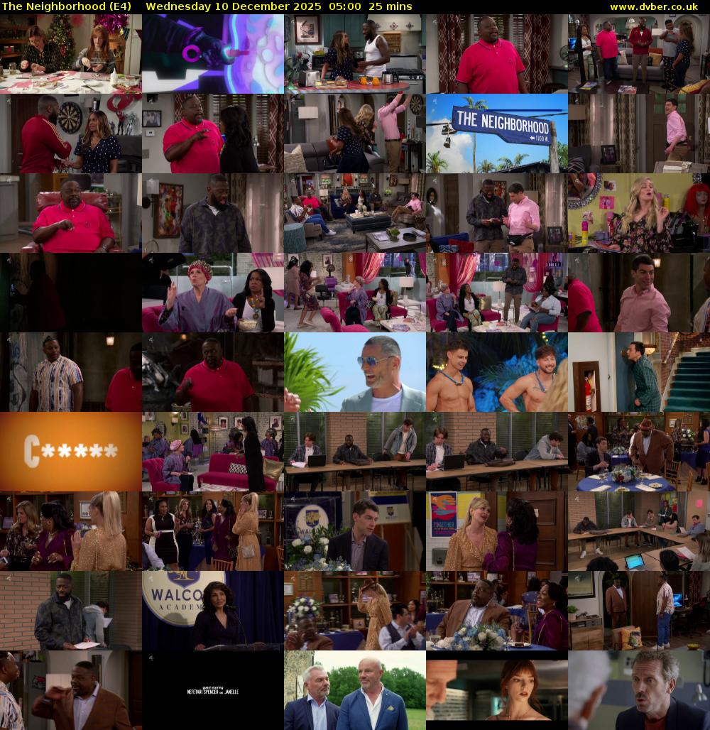 The Neighborhood (E4) Wednesday 10 December 2025 05:00 - 05:25