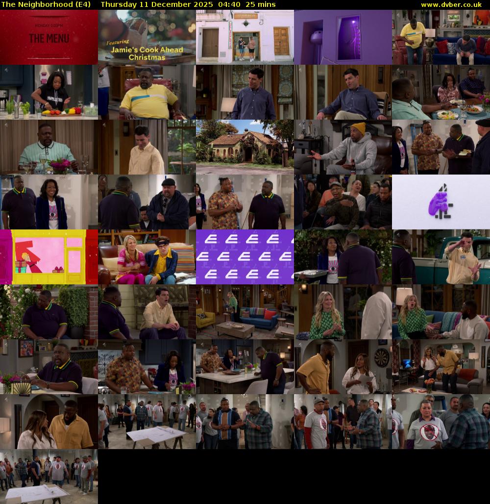 The Neighborhood (E4) Thursday 11 December 2025 04:40 - 05:05