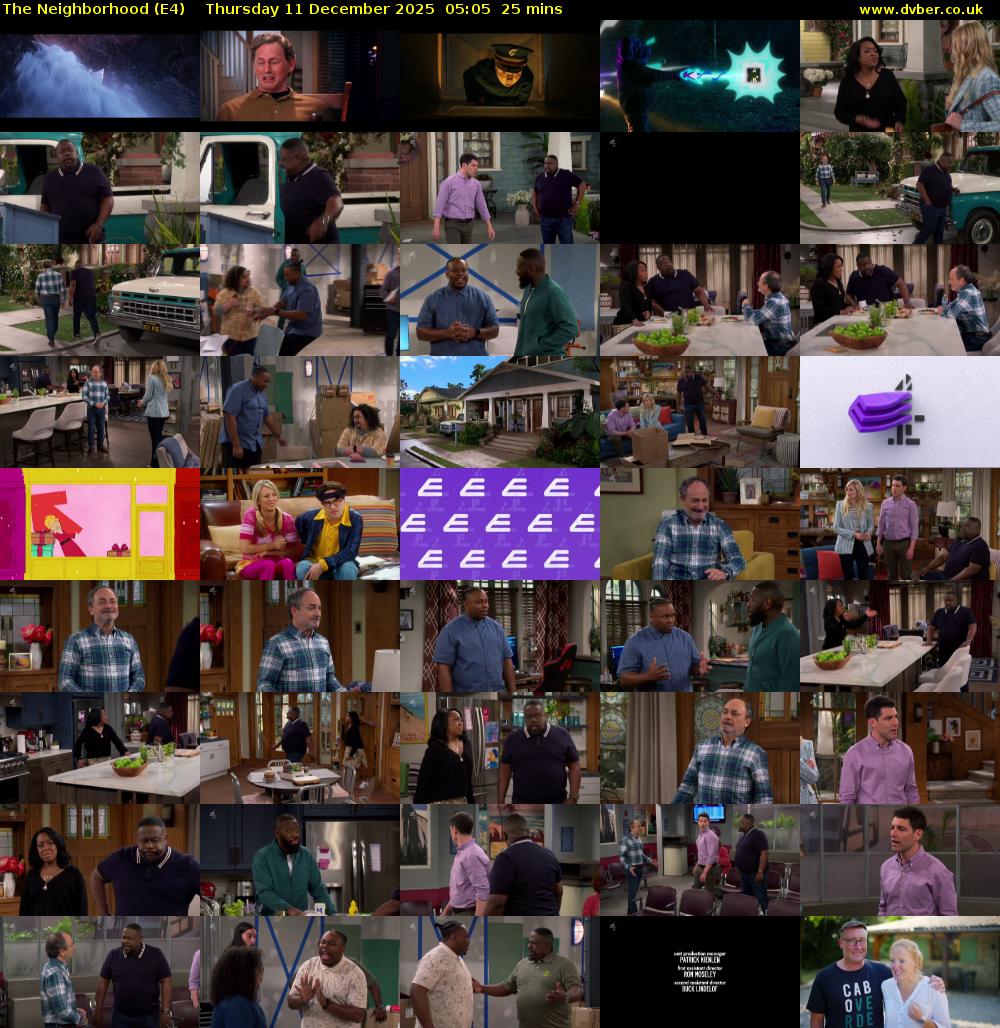 The Neighborhood (E4) Thursday 11 December 2025 05:05 - 05:30