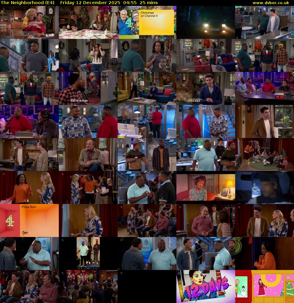 The Neighborhood (E4) Friday 12 December 2025 04:55 - 05:20