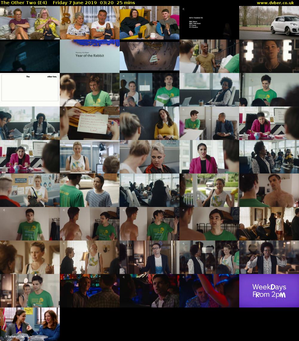 The Other Two (E4) Friday 7 June 2019 03:20 - 03:45