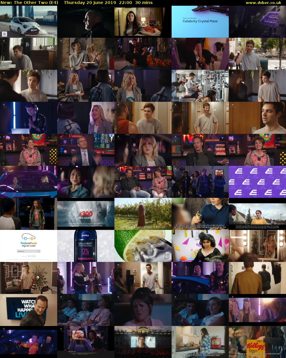 The Other Two (E4) Thursday 20 June 2019 22:00 - 22:30