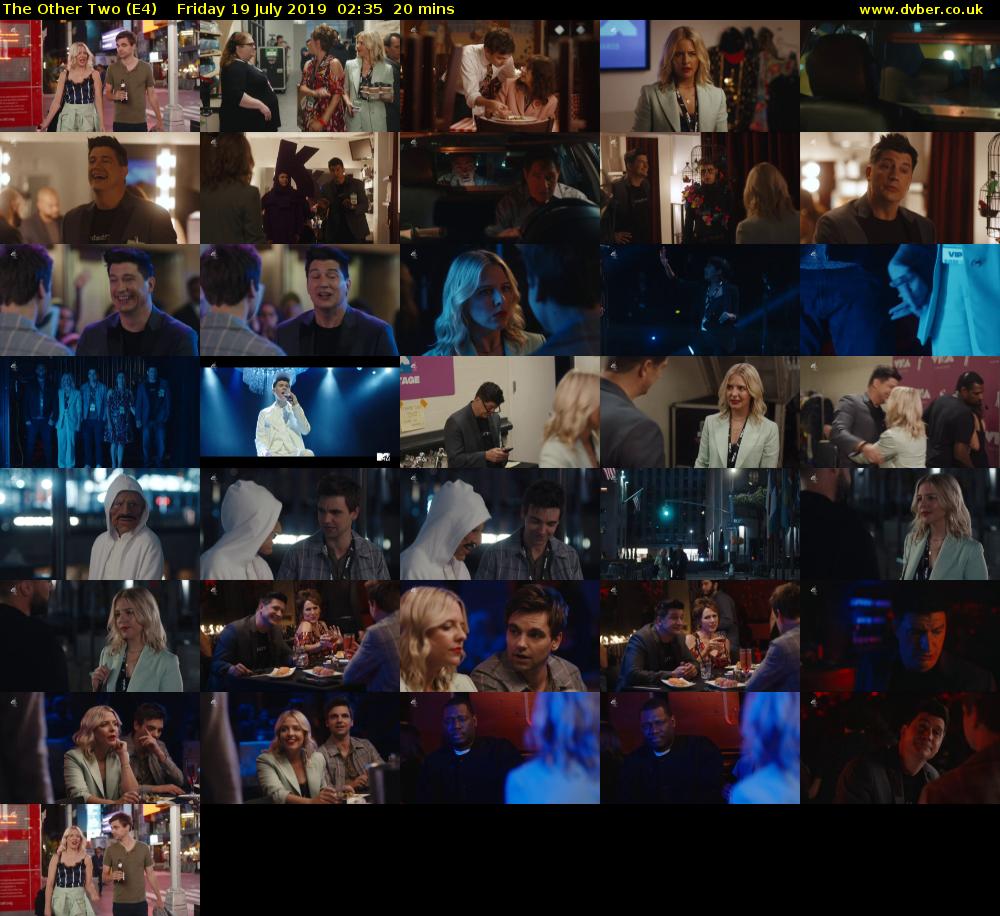 The Other Two (E4) Friday 19 July 2019 02:35 - 02:55