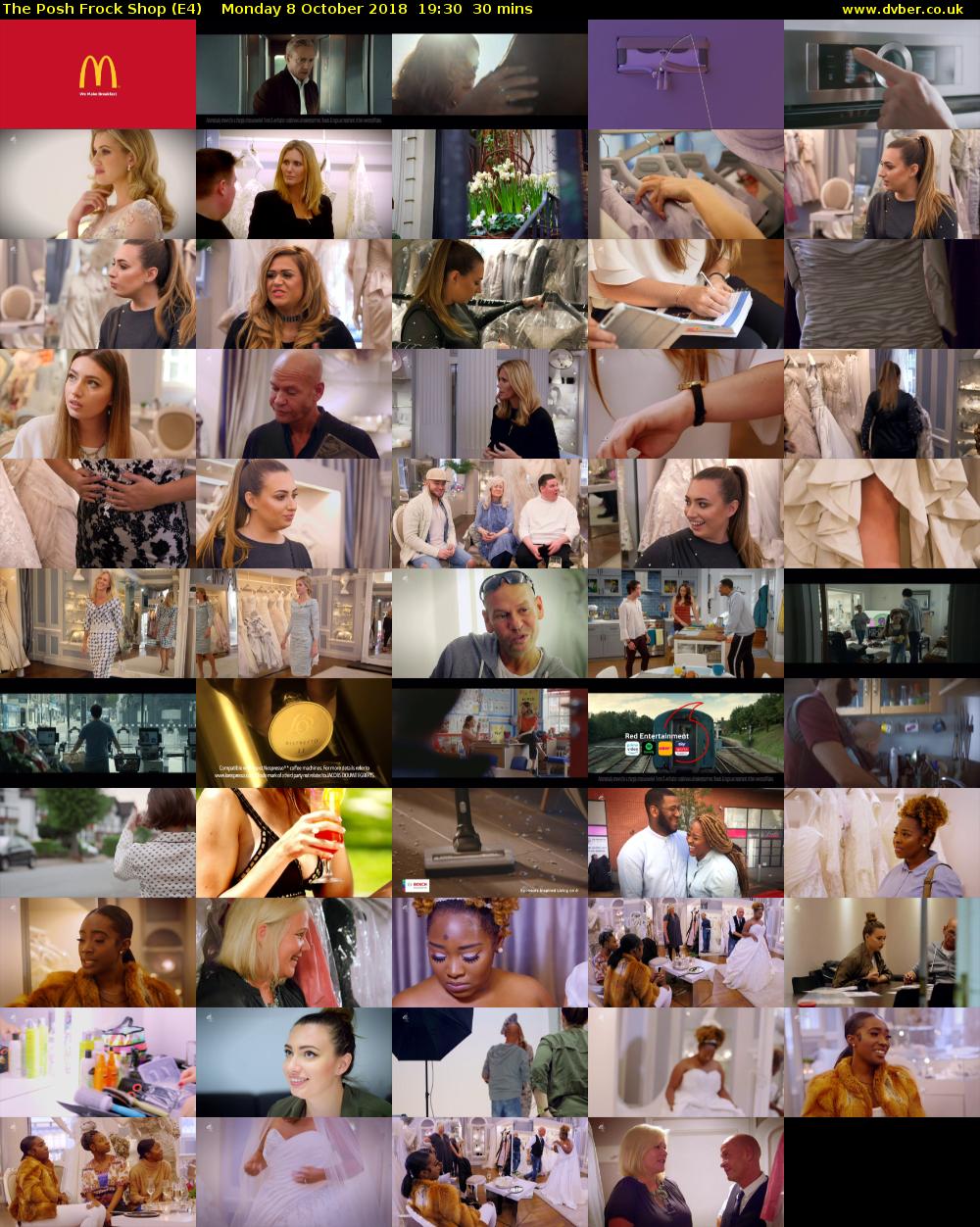 The Posh Frock Shop (E4) Monday 8 October 2018 19:30 - 20:00