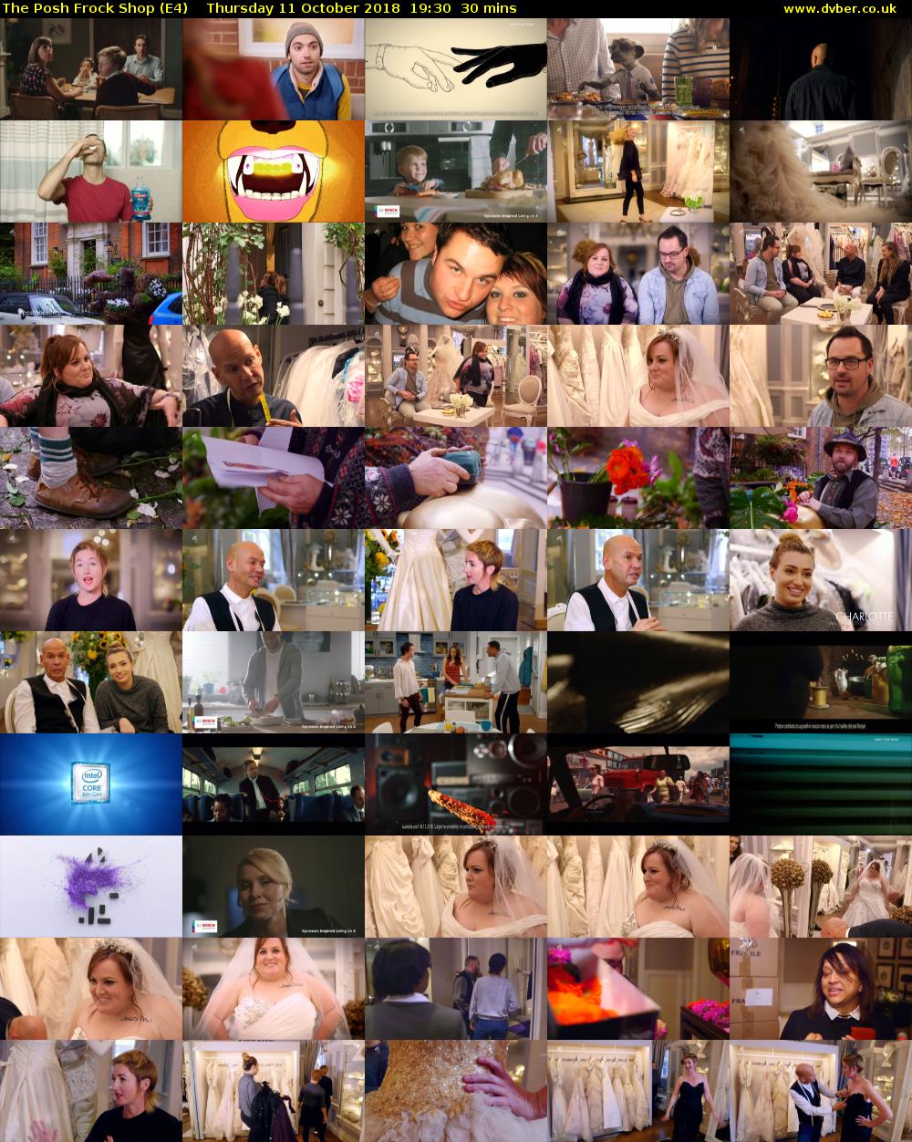 The Posh Frock Shop (E4) Thursday 11 October 2018 19:30 - 20:00