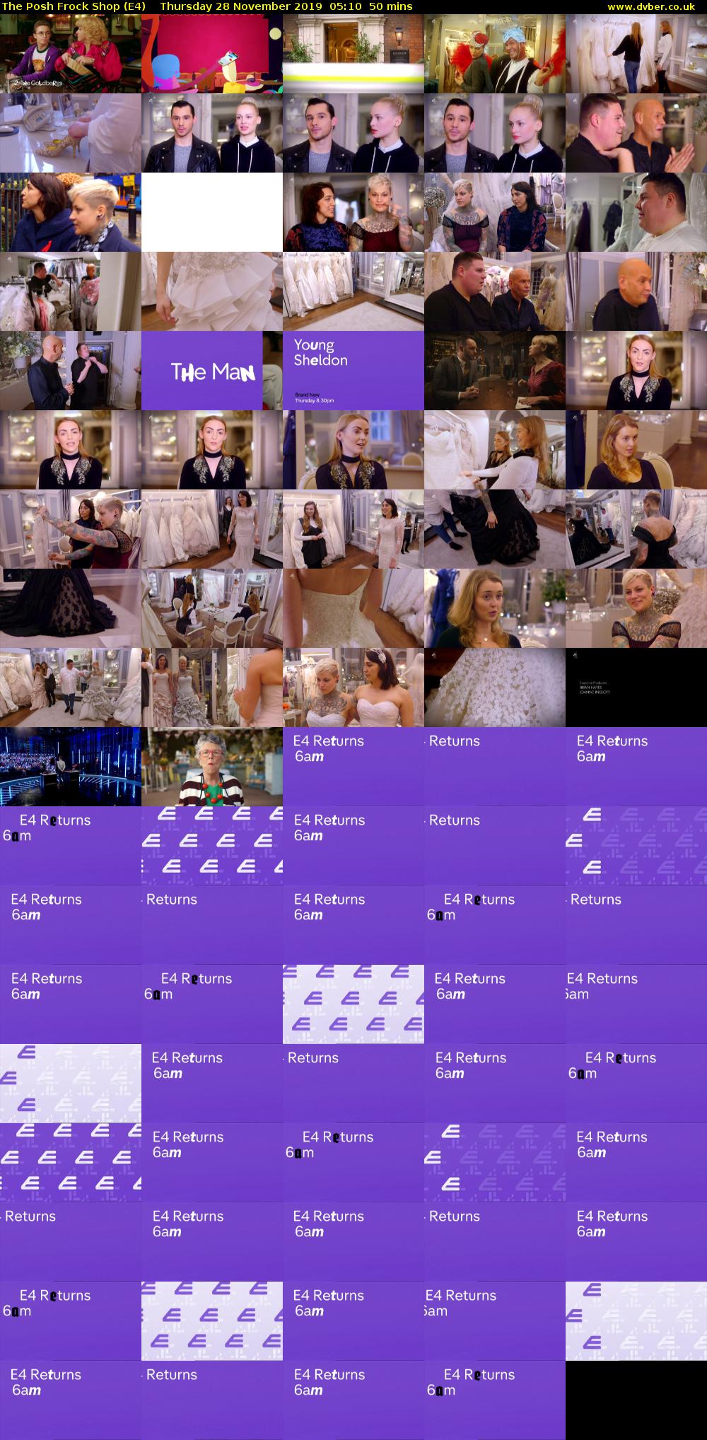 The Posh Frock Shop (E4) Thursday 28 November 2019 05:10 - 06:00