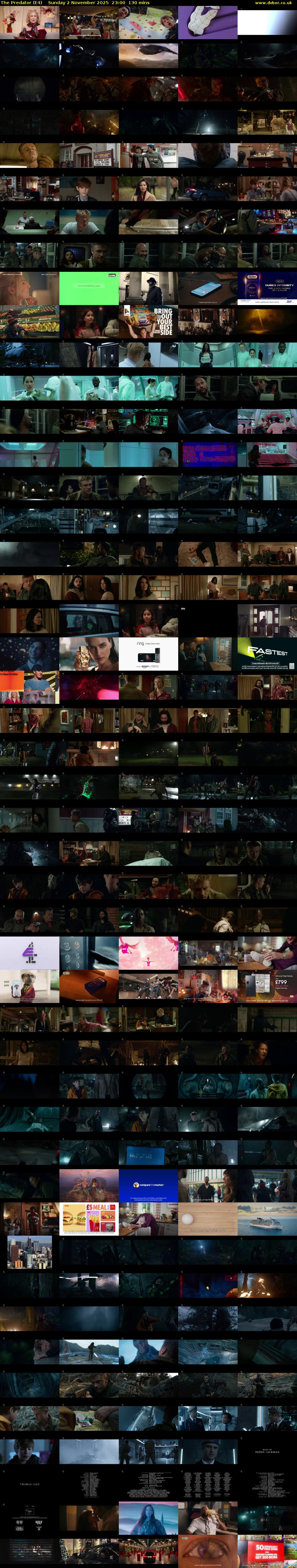 The Predator (E4) Sunday 2 November 2025 23:00 - 01:10