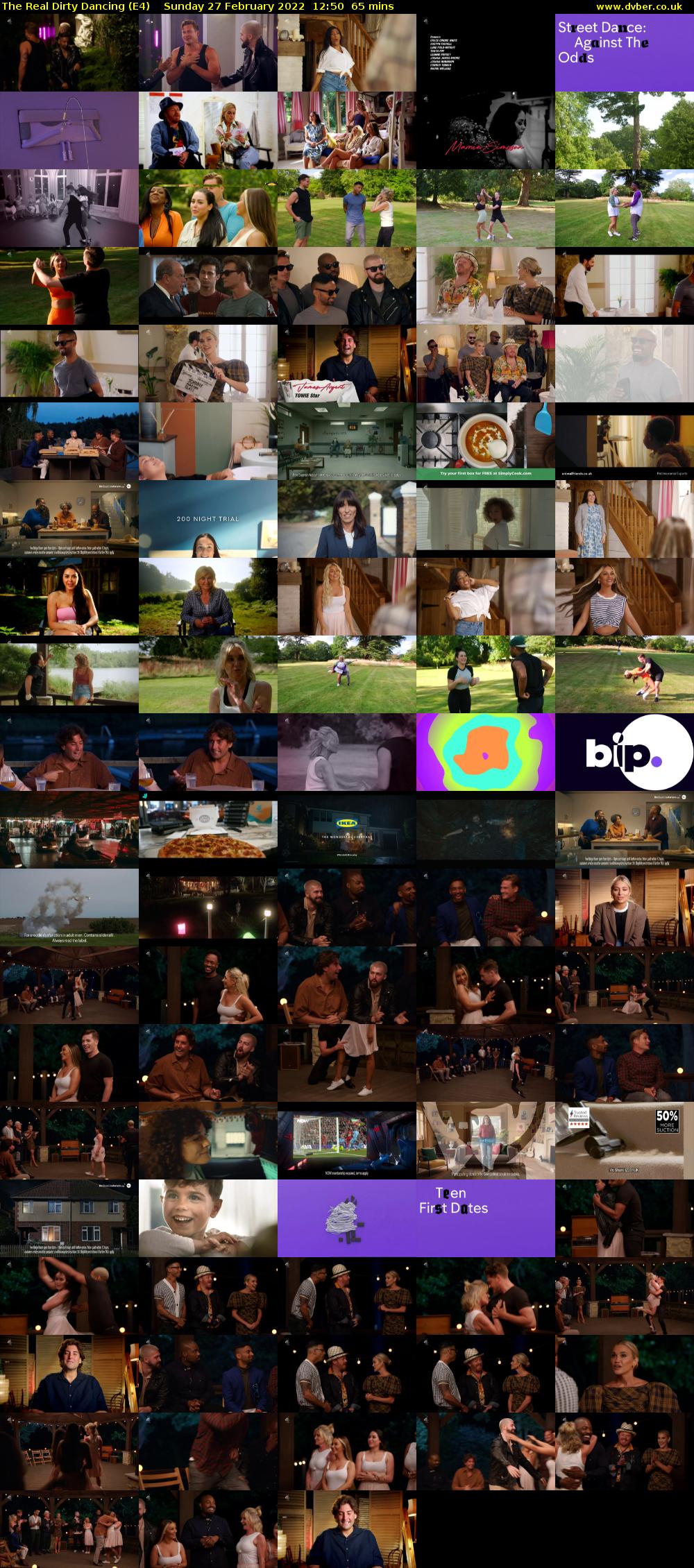 The Real Dirty Dancing (E4) Sunday 27 February 2022 12:50 - 13:55
