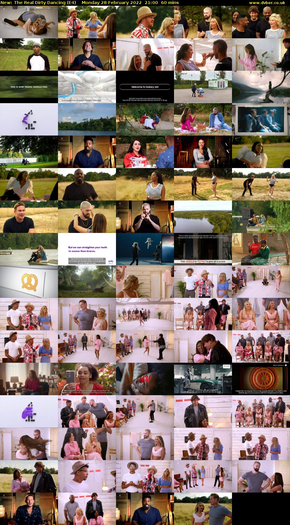 The Real Dirty Dancing (E4) Monday 28 February 2022 21:00 - 22:00