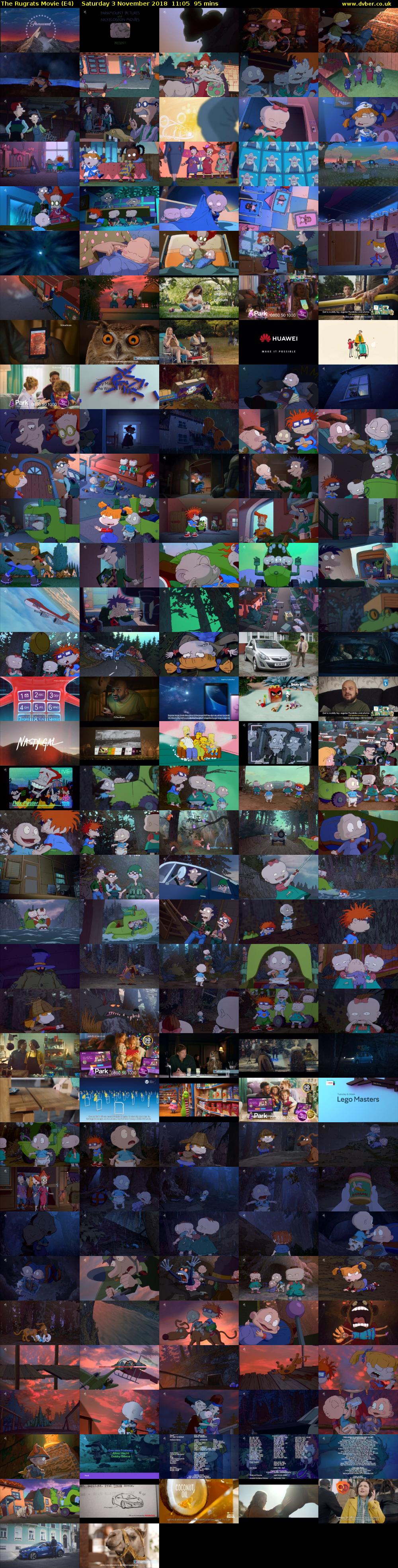 The Rugrats Movie (E4) Saturday 3 November 2018 11:05 - 12:40