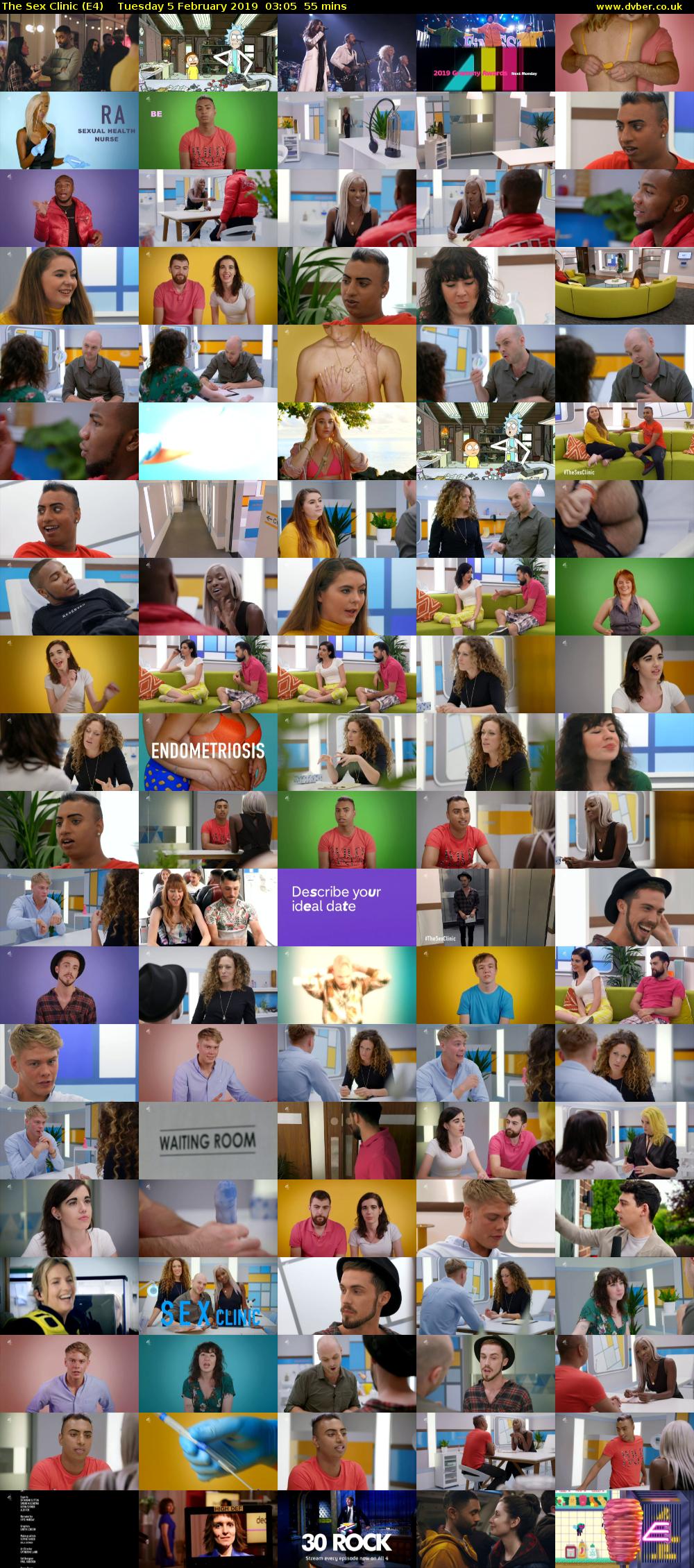 The Sex Clinic (E4) Tuesday 5 February 2019 03:05 - 04:00