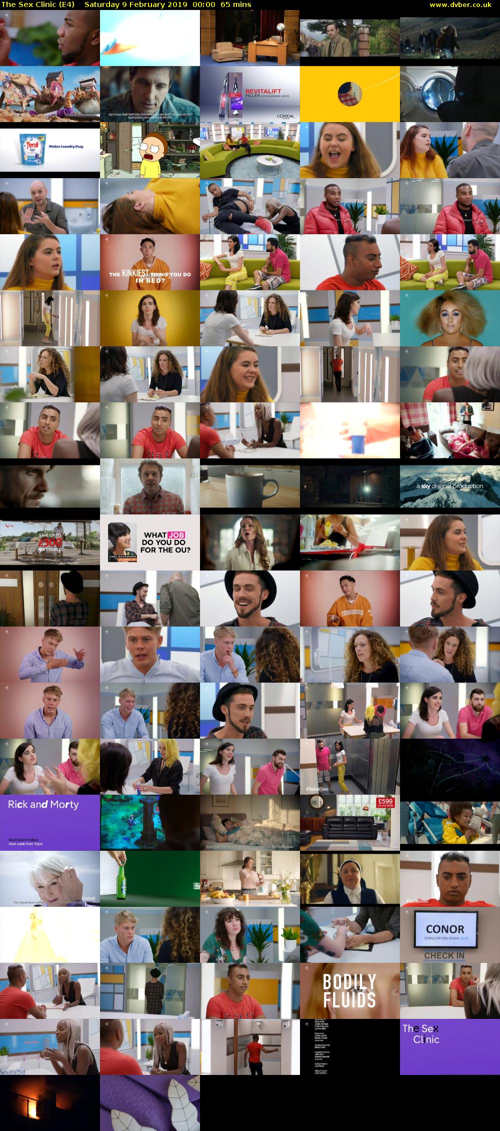 The Sex Clinic (E4) Saturday 9 February 2019 00:00 - 01:05