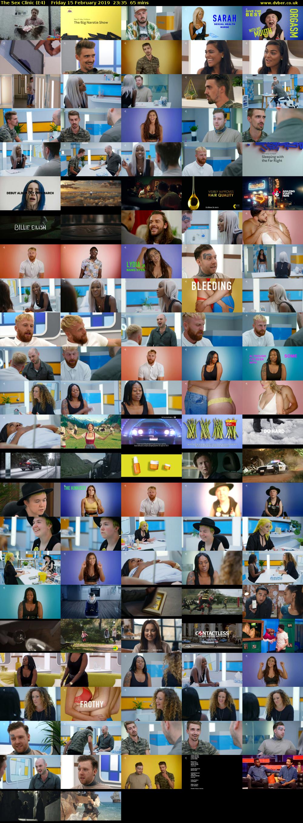 The Sex Clinic (E4) Friday 15 February 2019 23:35 - 00:40