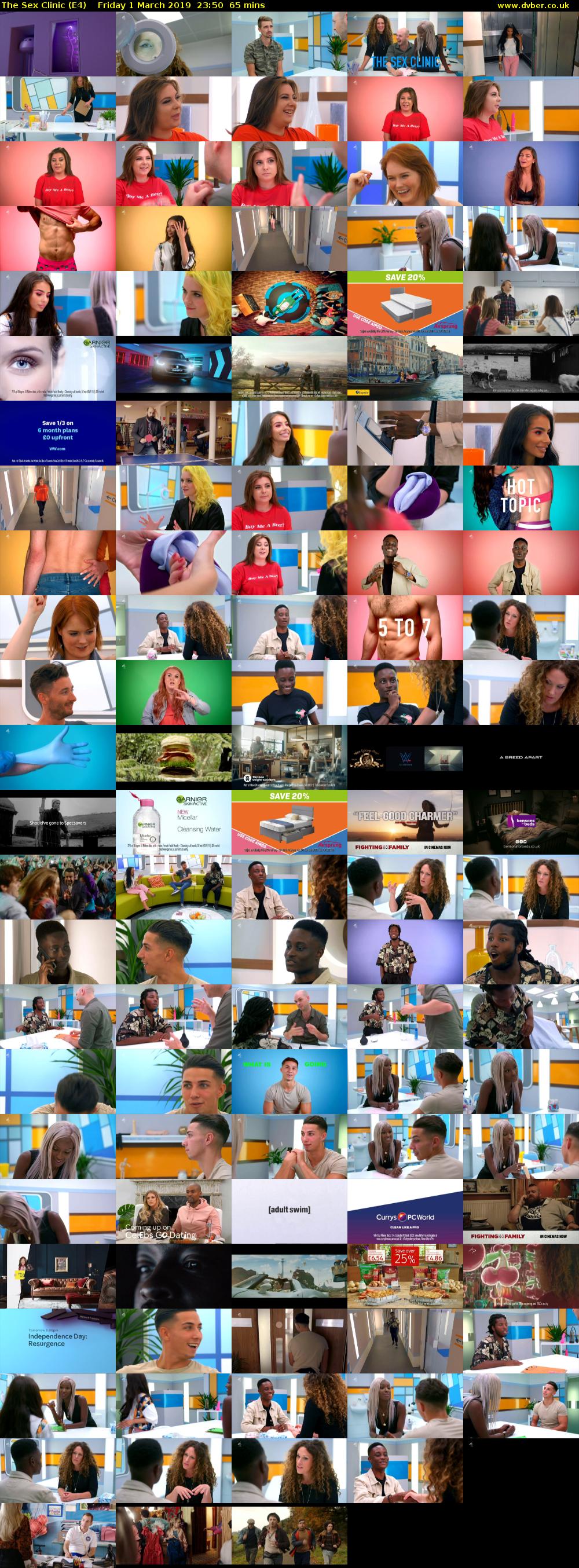 The Sex Clinic (E4) Friday 1 March 2019 23:50 - 00:55