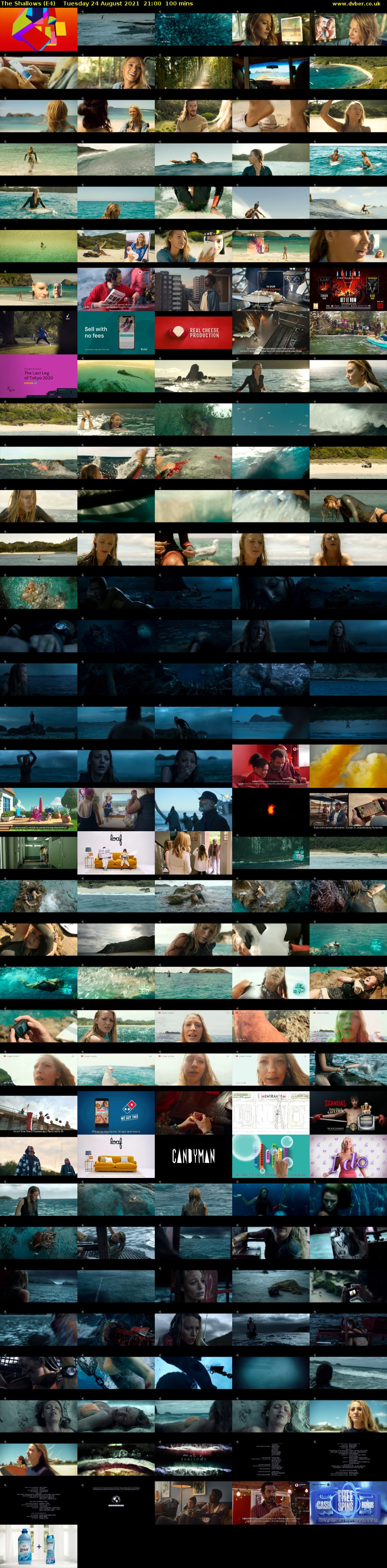The Shallows (E4) Tuesday 24 August 2021 21:00 - 22:40