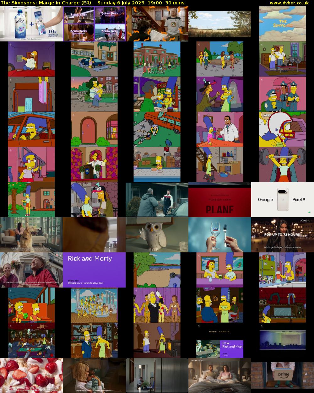 The Simpsons: Marge in Charge (E4) Sunday 6 July 2025 19:00 - 19:30