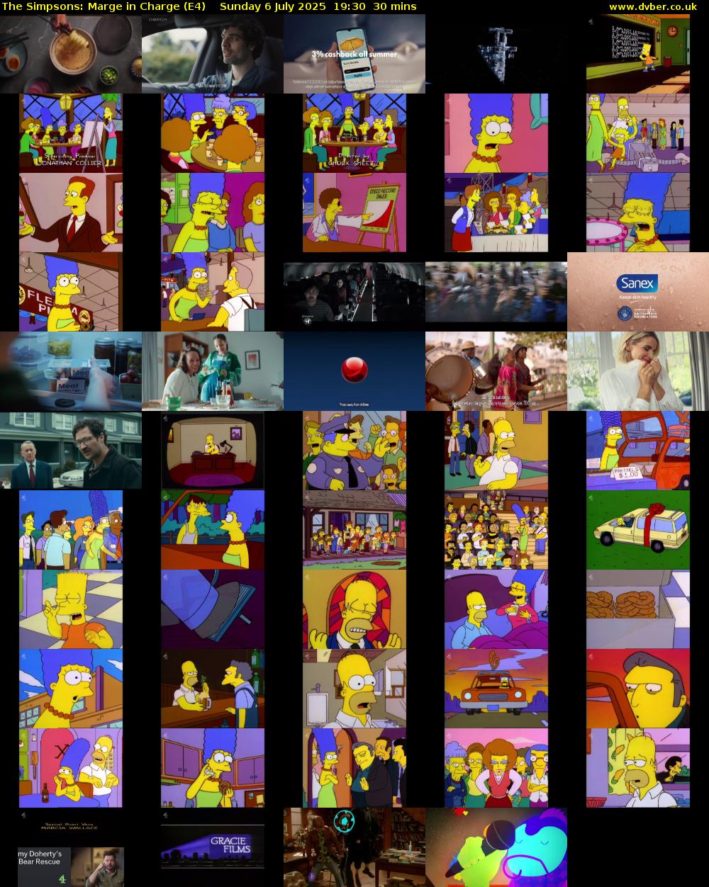 The Simpsons: Marge in Charge (E4) Sunday 6 July 2025 19:30 - 20:00