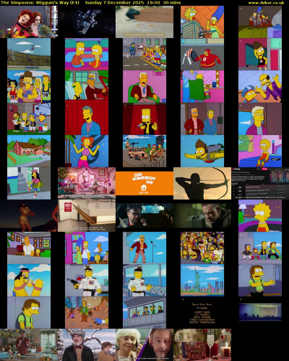 The Simpsons: Wiggum's Way (E4) Sunday 7 December 2025 19:00 - 19:30