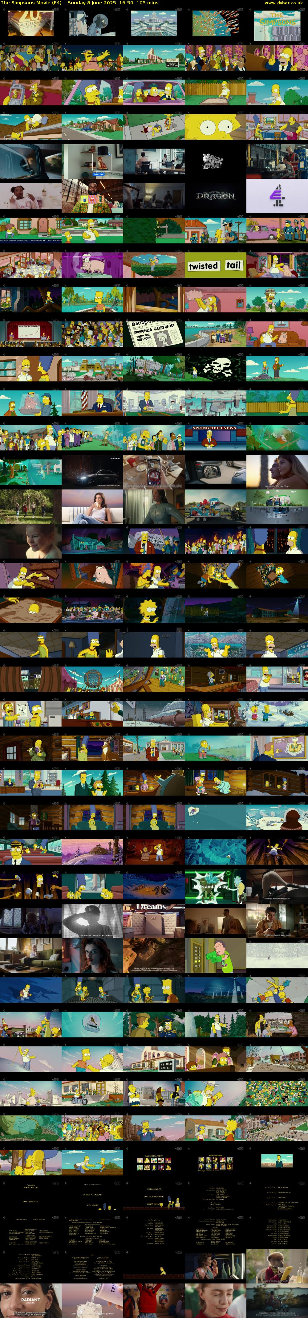 The Simpsons Movie (E4) Sunday 8 June 2025 16:50 - 18:35