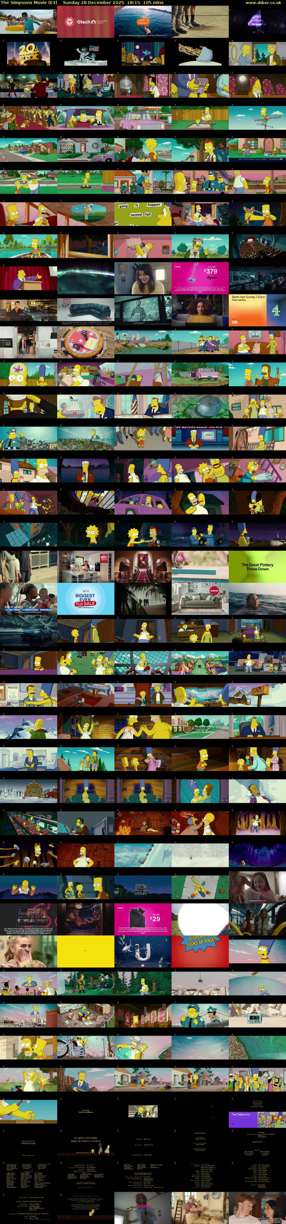 The Simpsons Movie (E4) Sunday 28 December 2025 18:15 - 20:00