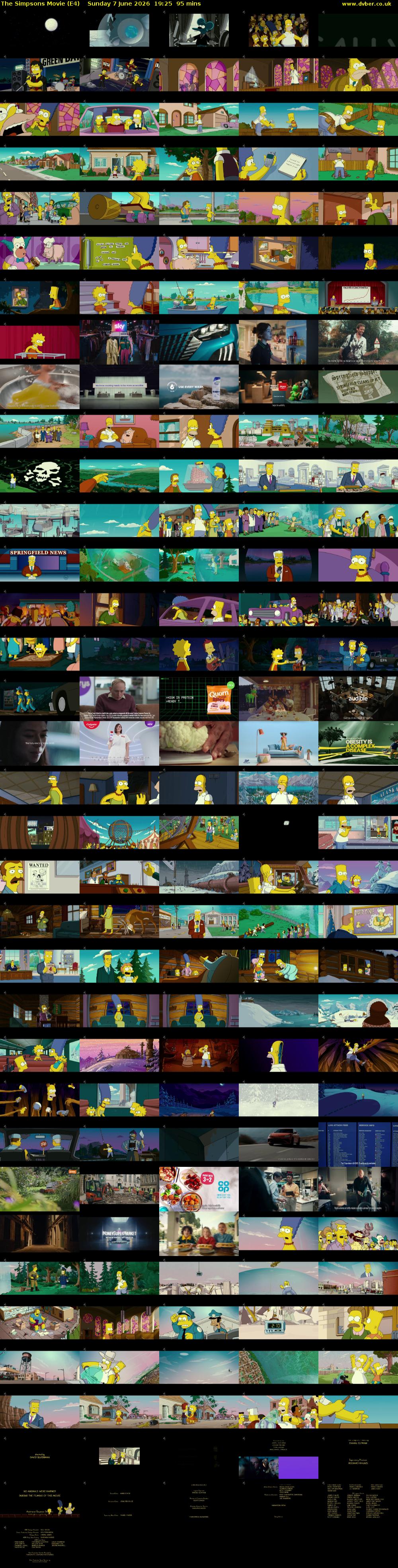 The Simpsons Movie (E4) Sunday 7 June 2026 19:25 - 21:00