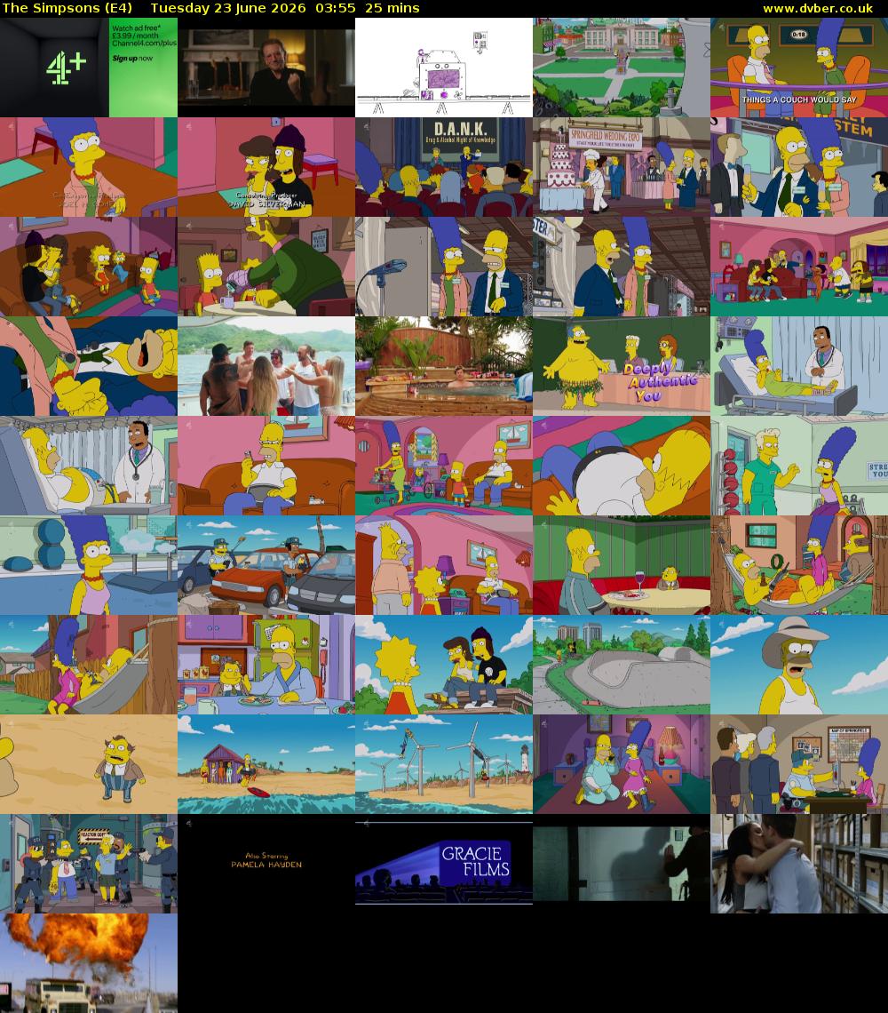 The Simpsons (E4) Tuesday 23 June 2026 03:55 - 04:20