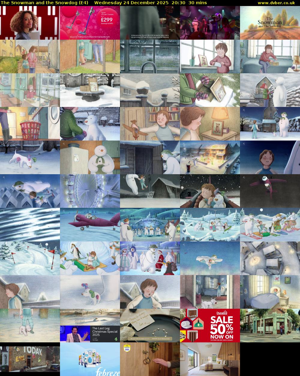The Snowman and the Snowdog (E4) Wednesday 24 December 2025 20:30 - 21:00