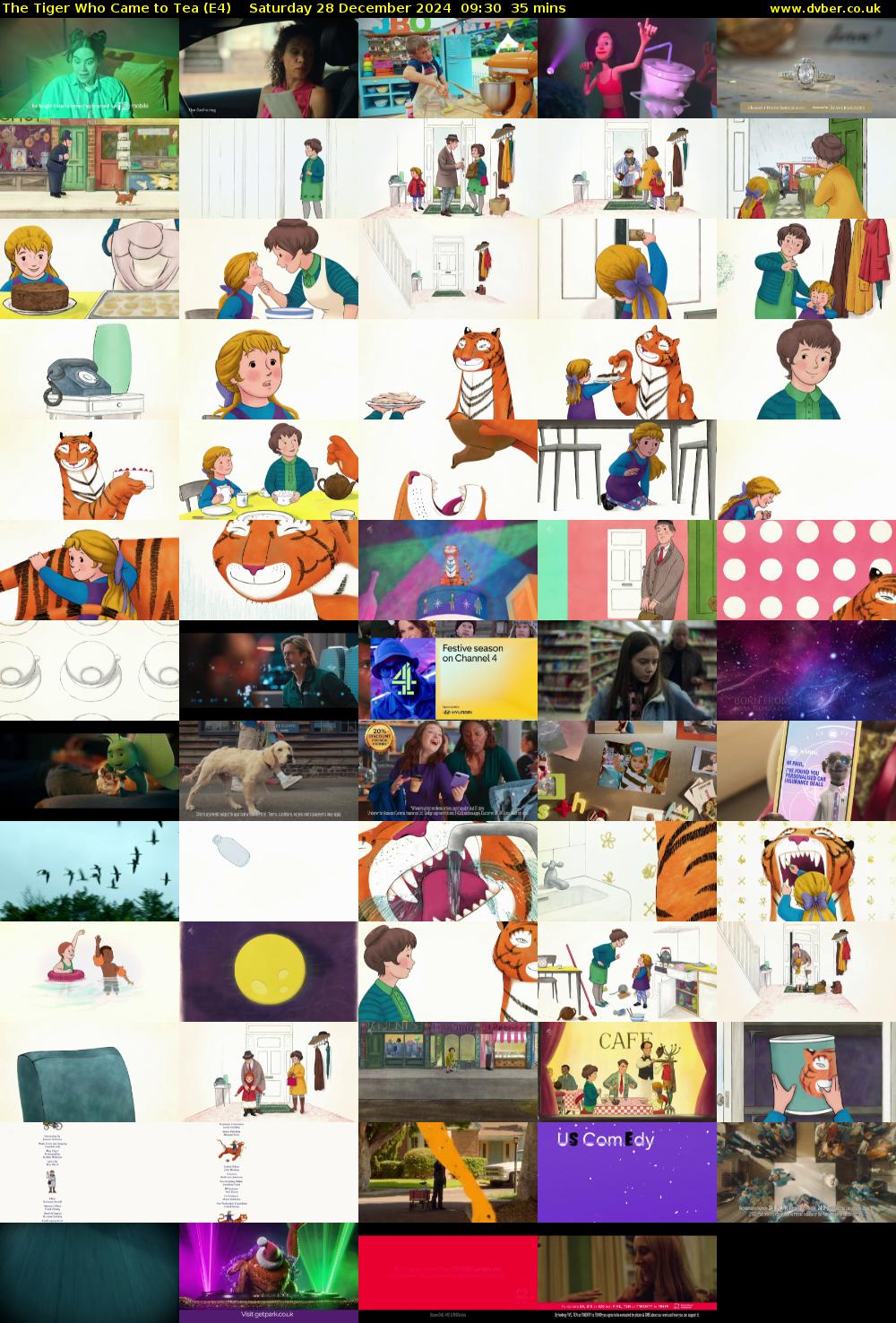 The Tiger Who Came to Tea (E4) Saturday 28 December 2024 09:30 - 10:05