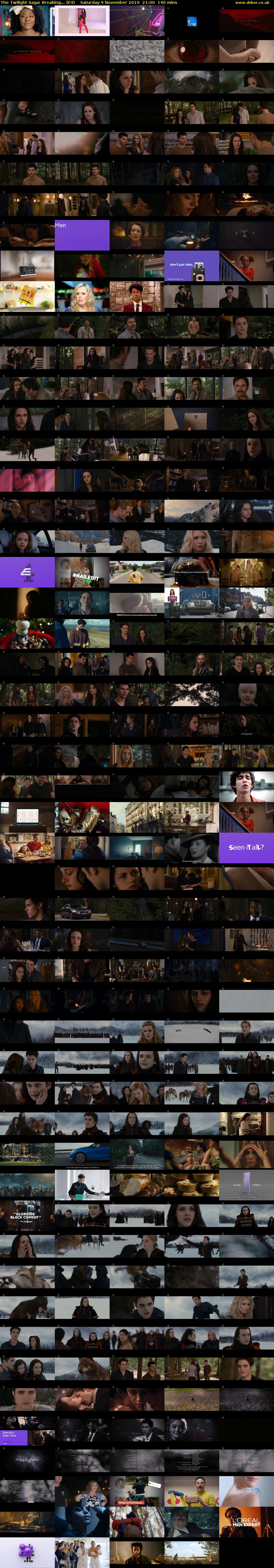 The Twilight Saga: Breaking... (E4) Saturday 9 November 2019 21:00 - 23:20
