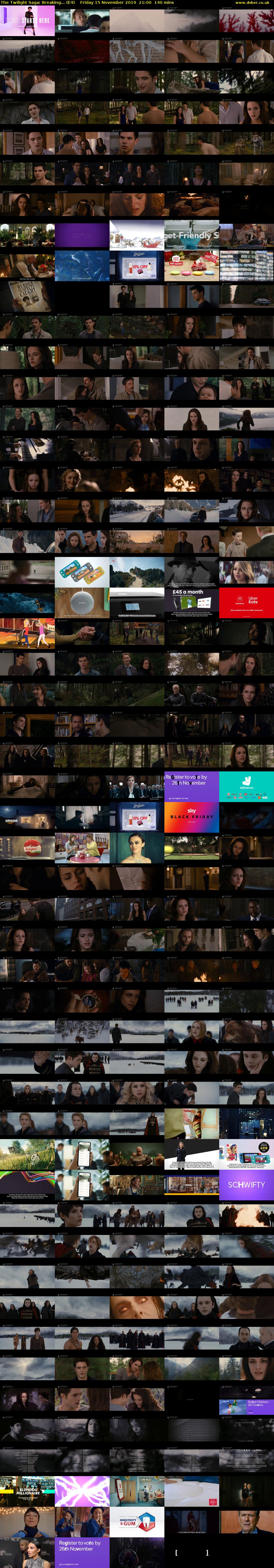 The Twilight Saga: Breaking... (E4) Friday 15 November 2019 21:00 - 23:20
