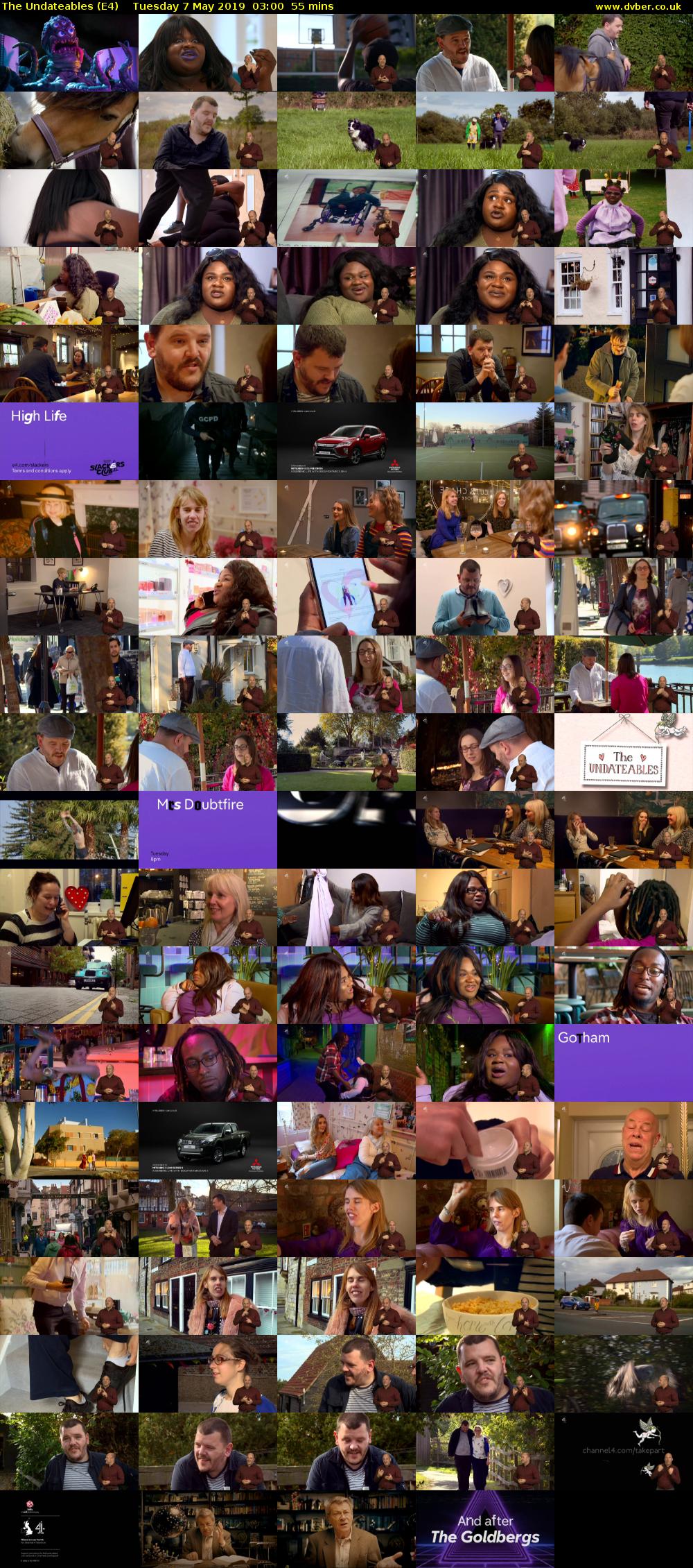 The Undateables (E4) Tuesday 7 May 2019 03:00 - 03:55