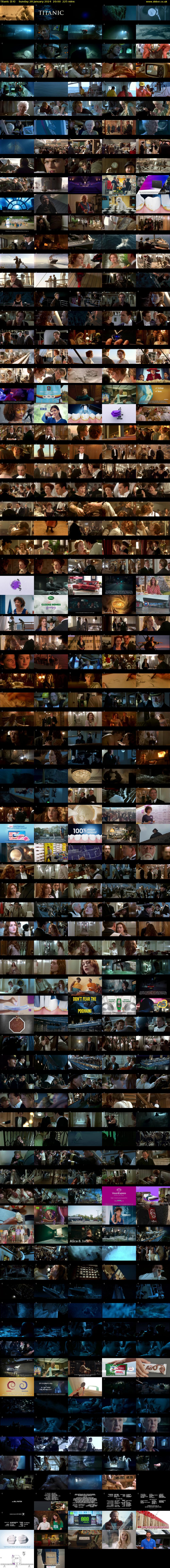 Titanic (E4) Sunday 28 January 2024 20:00 - 23:45