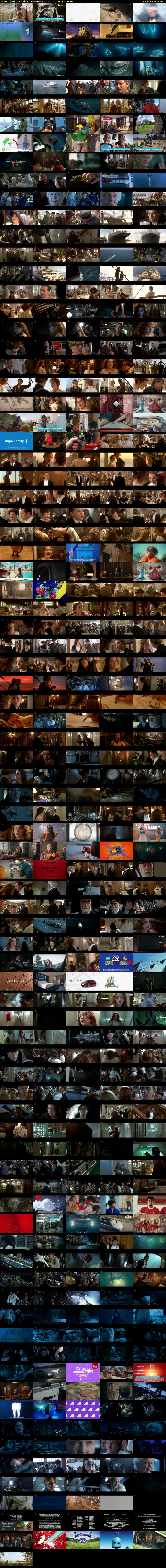 Titanic (E4) Sunday 4 February 2024 16:10 - 20:00