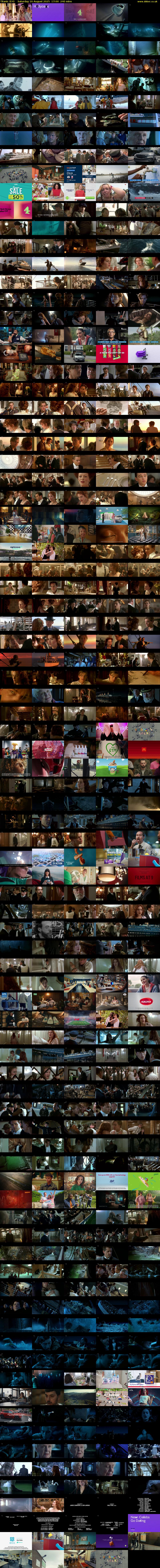 Titanic (E4) Saturday 16 August 2025 17:00 - 21:00