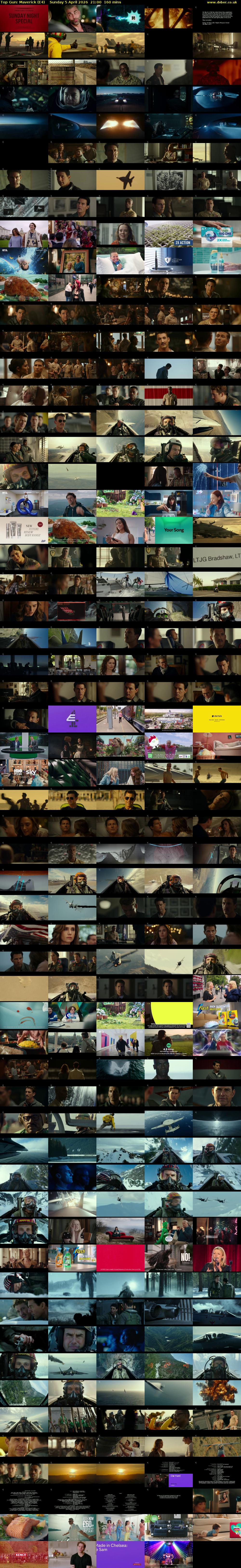 Top Gun: Maverick (E4) Sunday 5 April 2026 21:00 - 23:40