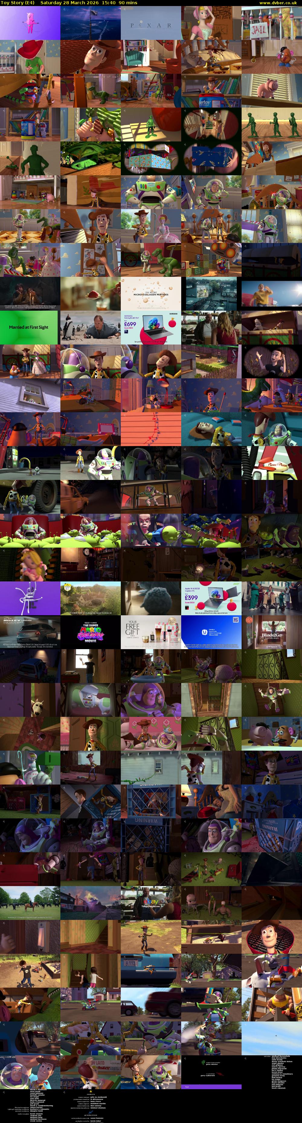 Toy Story (E4) Saturday 28 March 2026 15:40 - 17:10