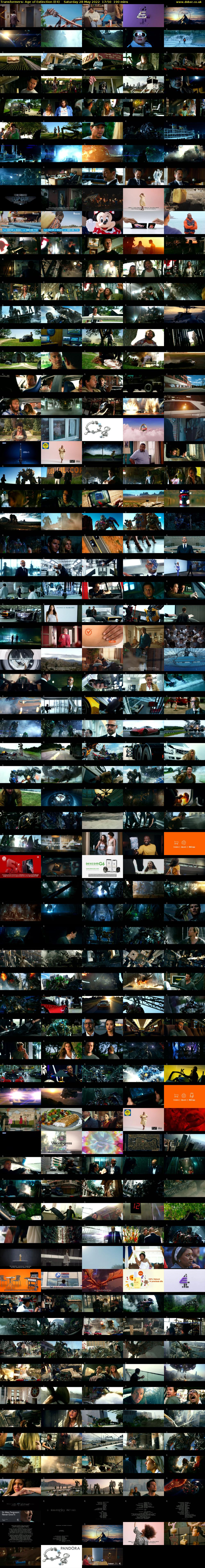 Transformers: Age of Extinction (E4) Saturday 28 May 2022 17:50 - 21:00