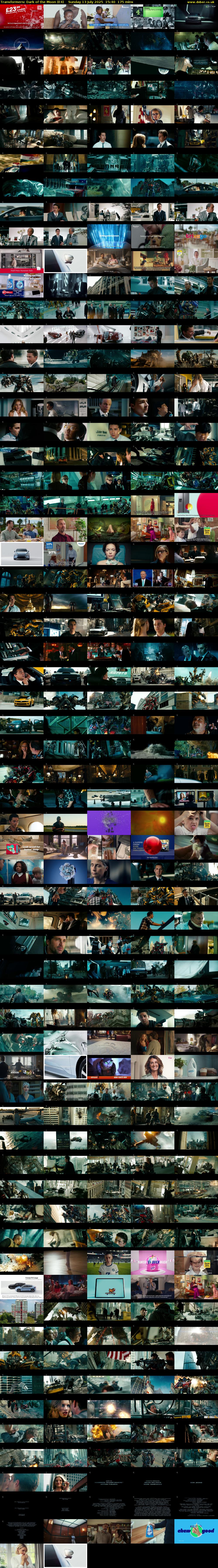 Transformers: Dark of the Moon (E4) Sunday 13 July 2025 15:40 - 18:35