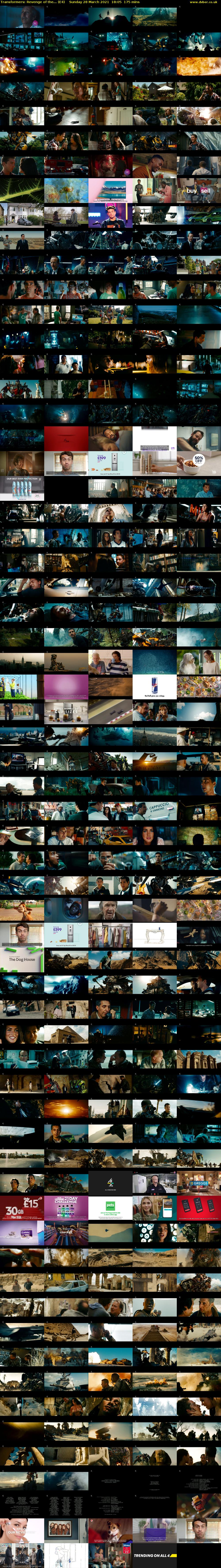 Transformers: Revenge of the... (E4) Sunday 28 March 2021 18:05 - 21:00