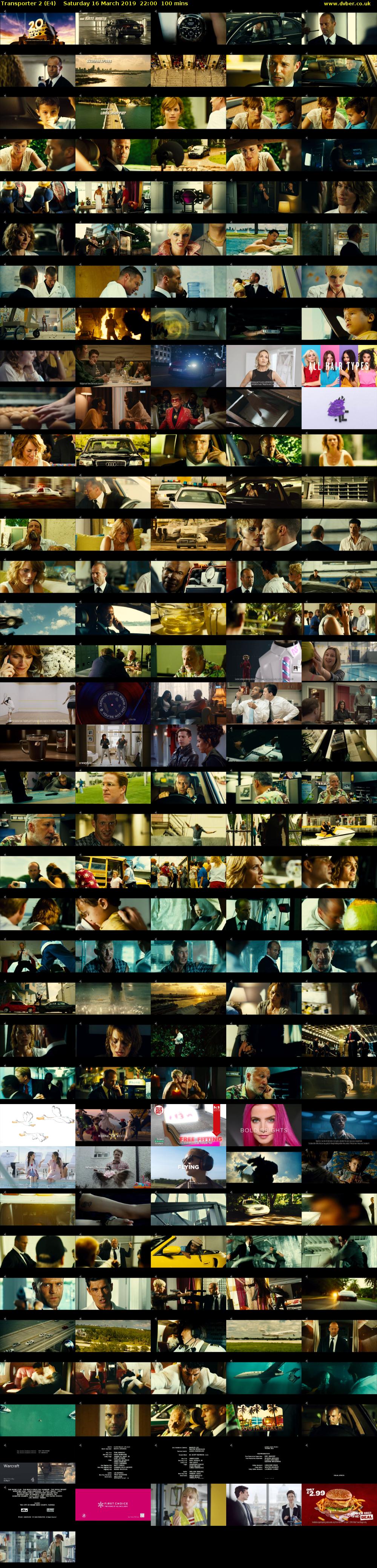 Transporter 2 (E4) Saturday 16 March 2019 22:00 - 23:40
