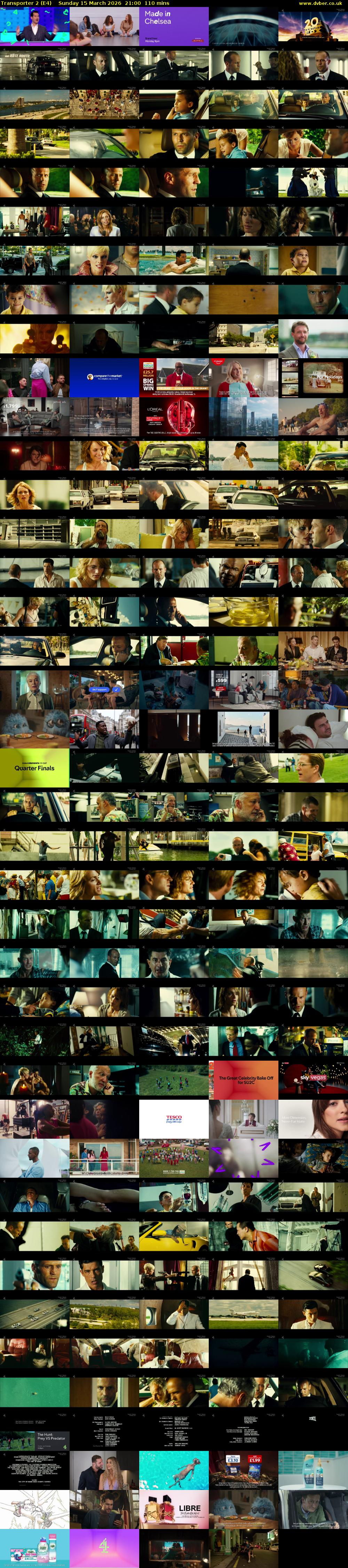Transporter 2 (E4) Sunday 15 March 2026 21:00 - 22:50