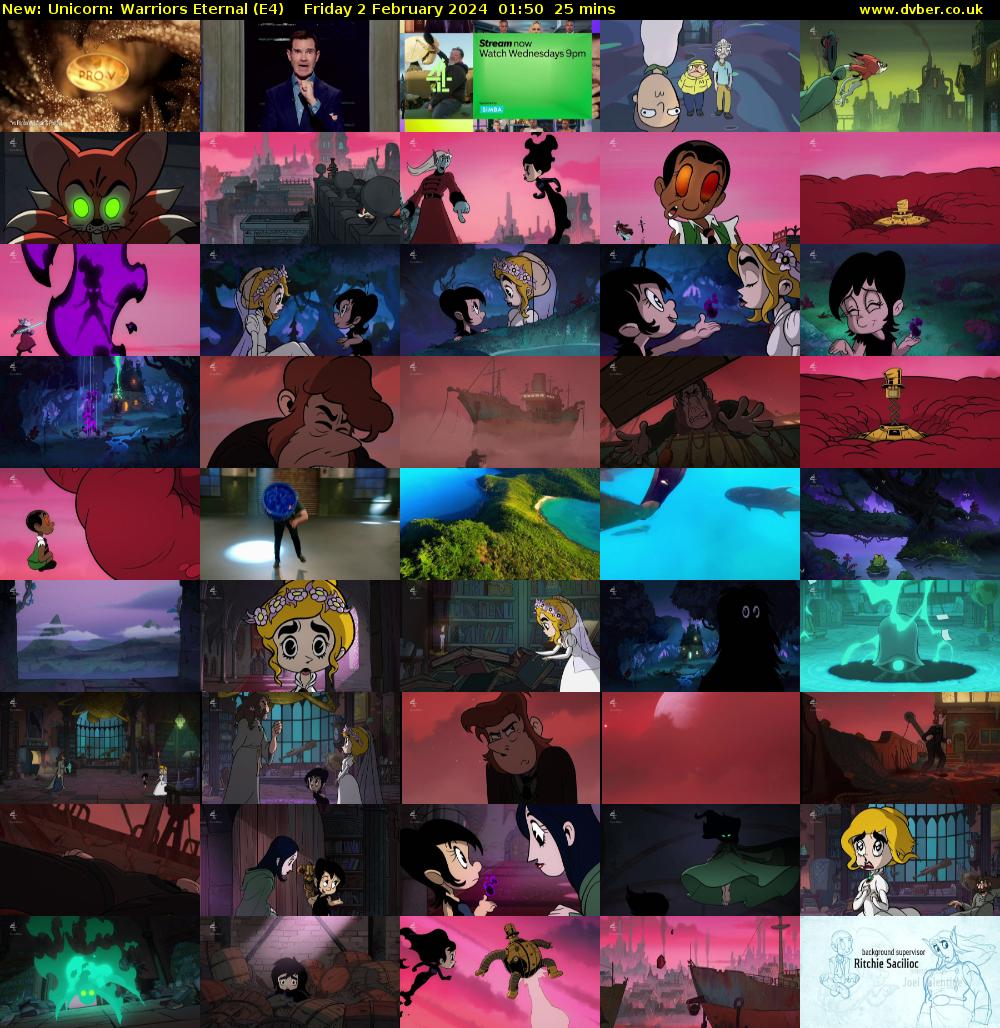 Unicorn: Warriors Eternal (E4) Friday 2 February 2024 01:50 - 02:15