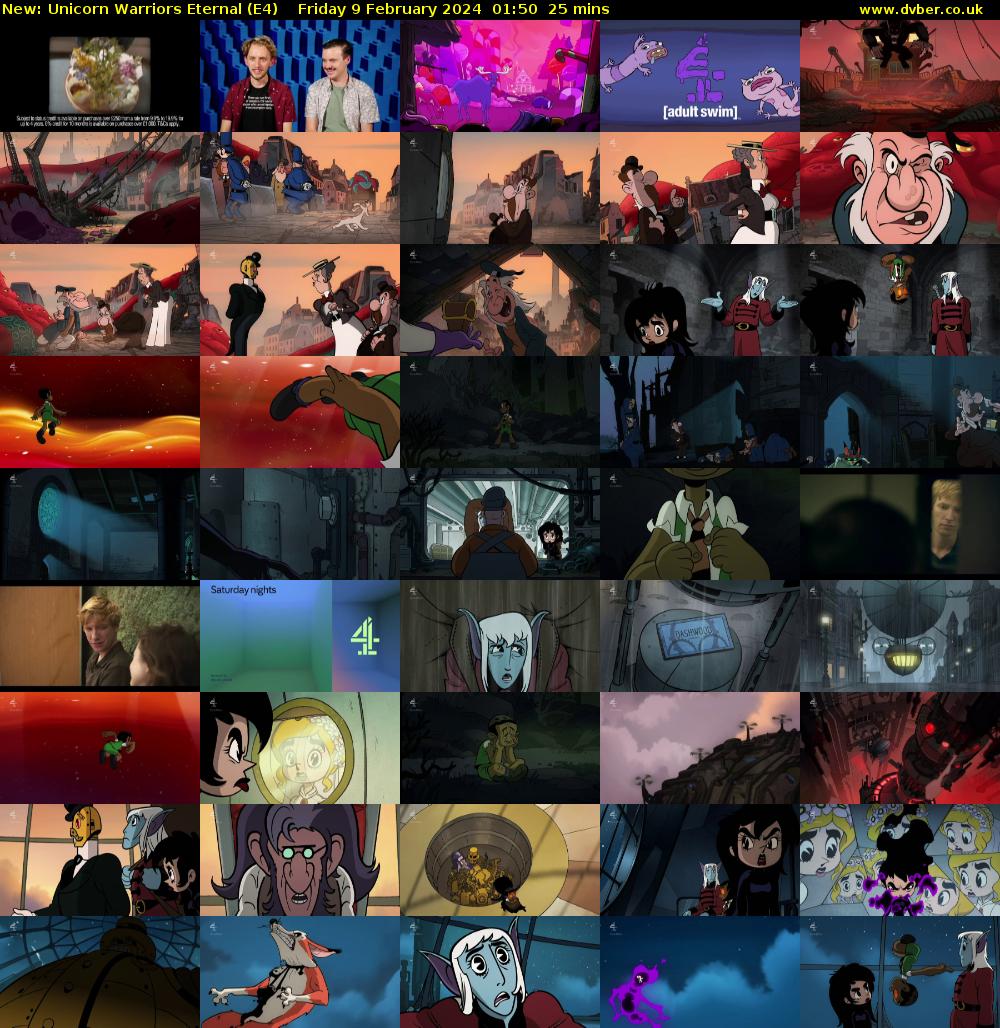 Unicorn Warriors Eternal (E4) Friday 9 February 2024 01:50 - 02:15