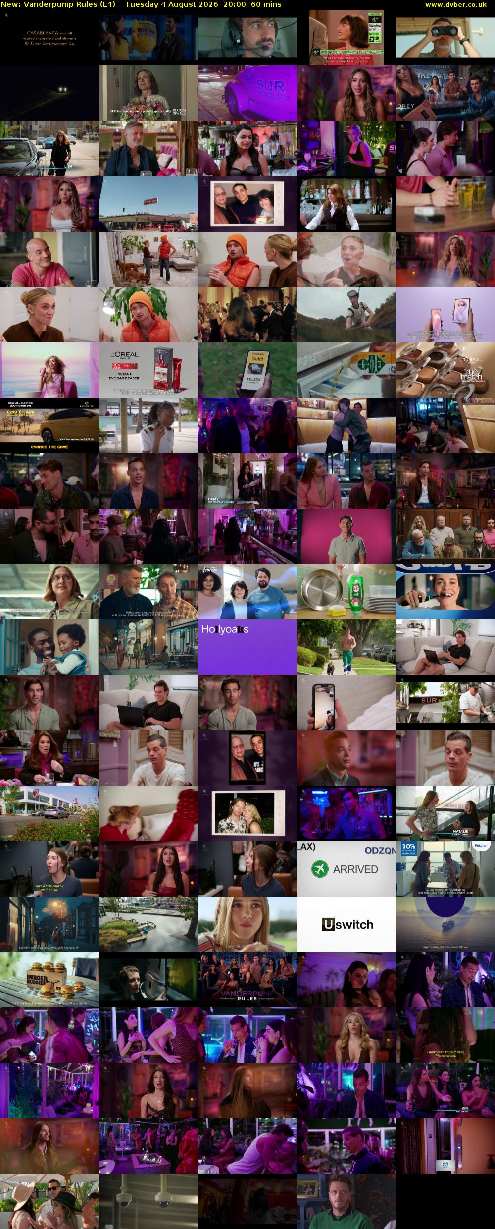 Vanderpump Rules (E4) Tuesday 4 August 2026 20:00 - 21:00