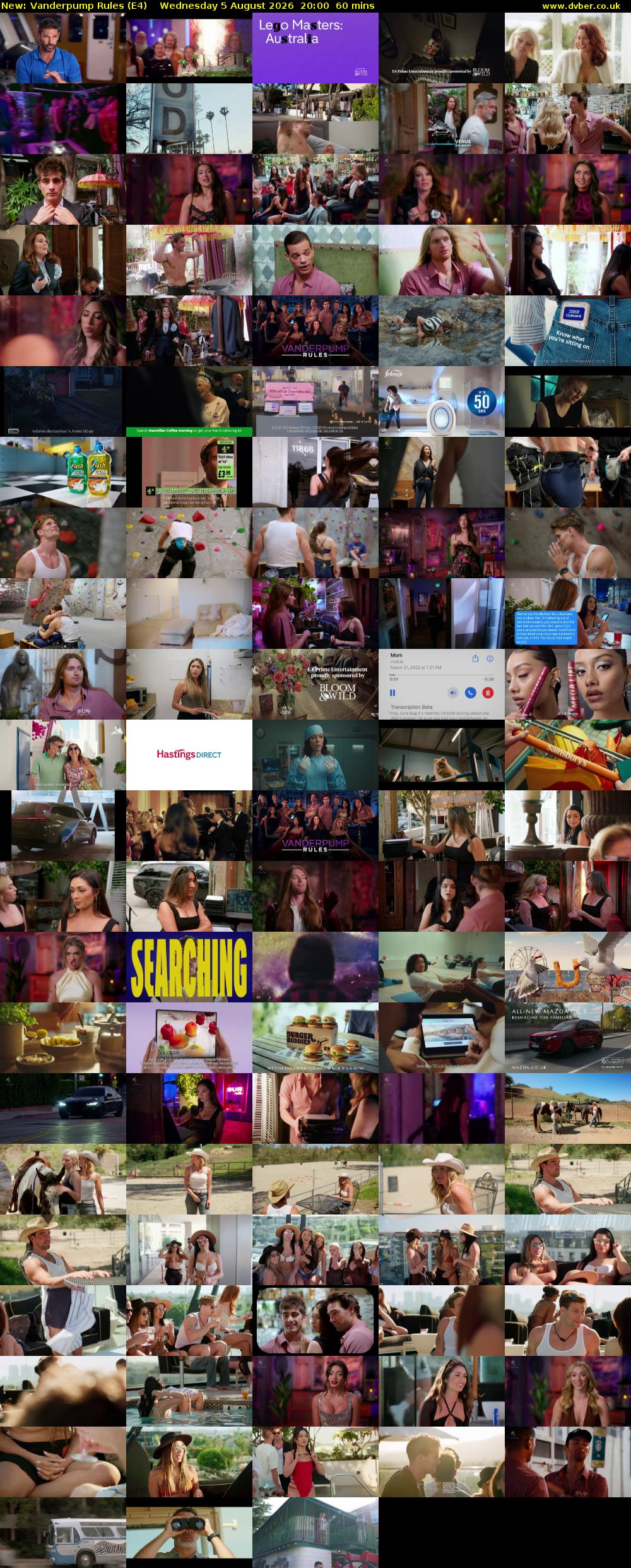 Vanderpump Rules (E4) Wednesday 5 August 2026 20:00 - 21:00